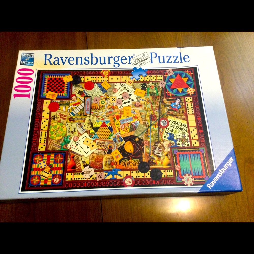 🧩 Ravensburger Vintage Games Puzzle COMPLETE